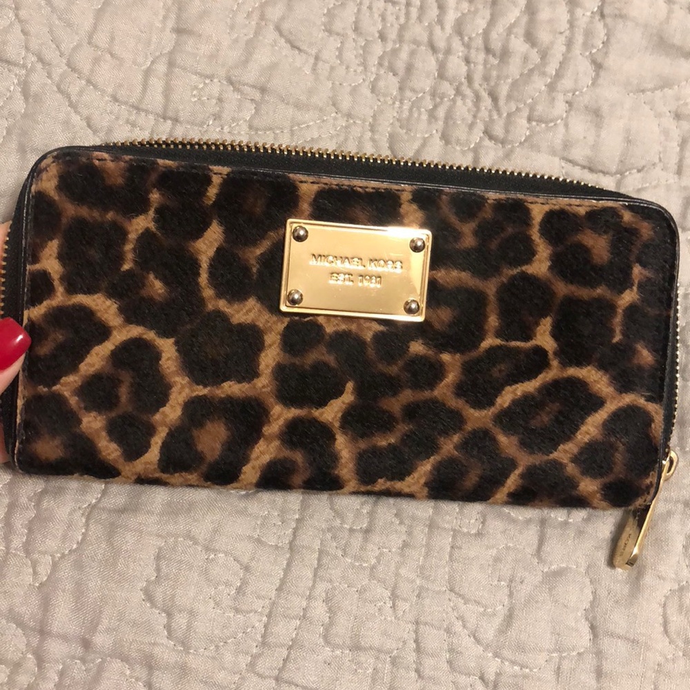 Leopard print Michael Kors Wallet